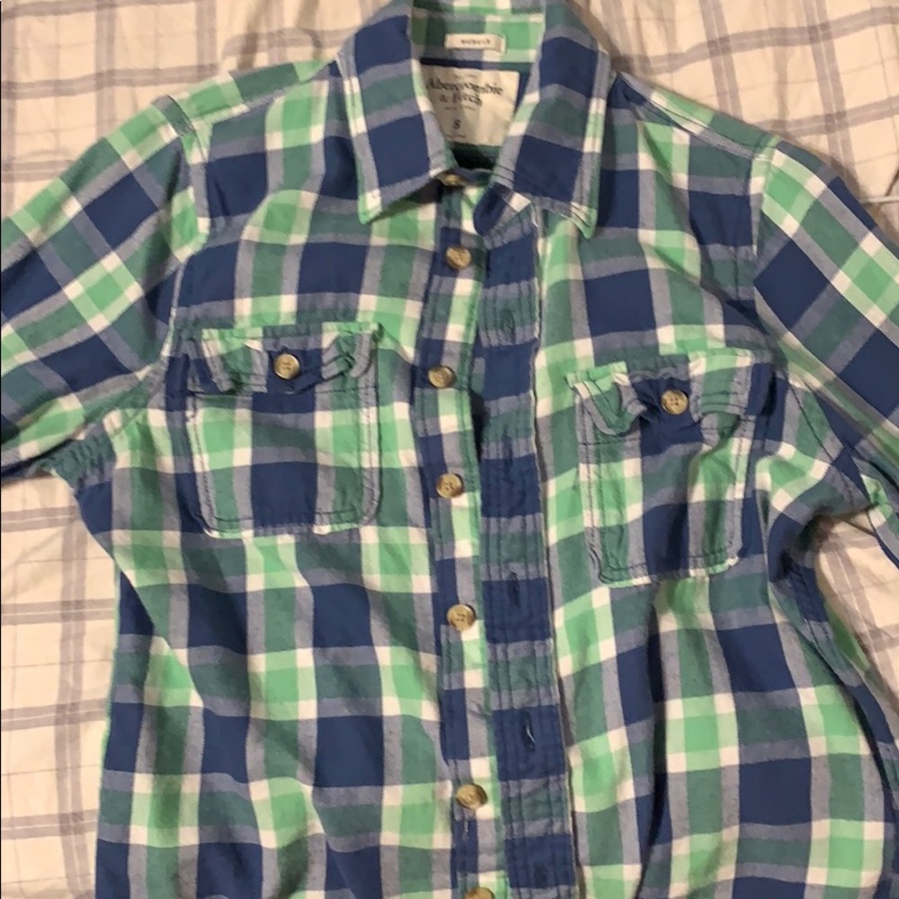 Abercrombie and Fitch long sleeve muscle fit shirt